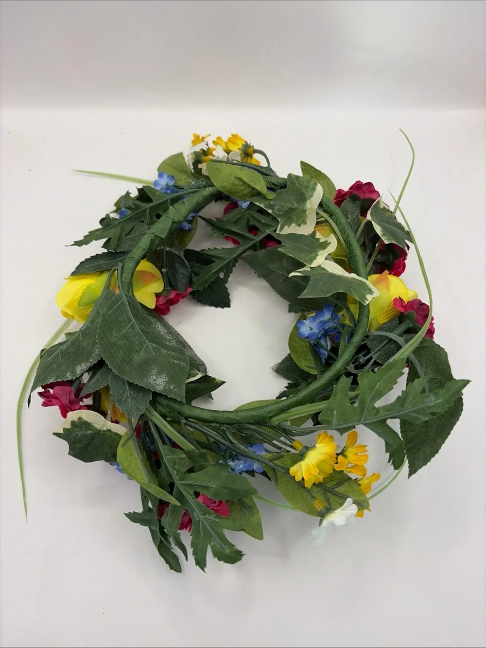 Gold Canyon Candle Wildflower Wreath by Rosalind Walsh